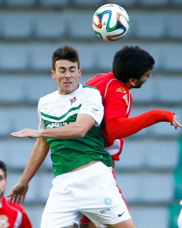 Dani Rodríguez en el Racing de Ferrol-Tropezón de A Malata (foto: Mero Barral / 13fotos)