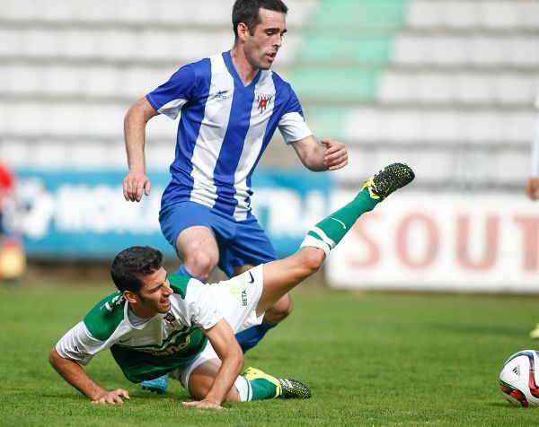 Diego Peláez ha sido titular en el Racing de Ferrol-Izarra de A Malata (foto: Mero Barral / 13fotos para Ferrol360)