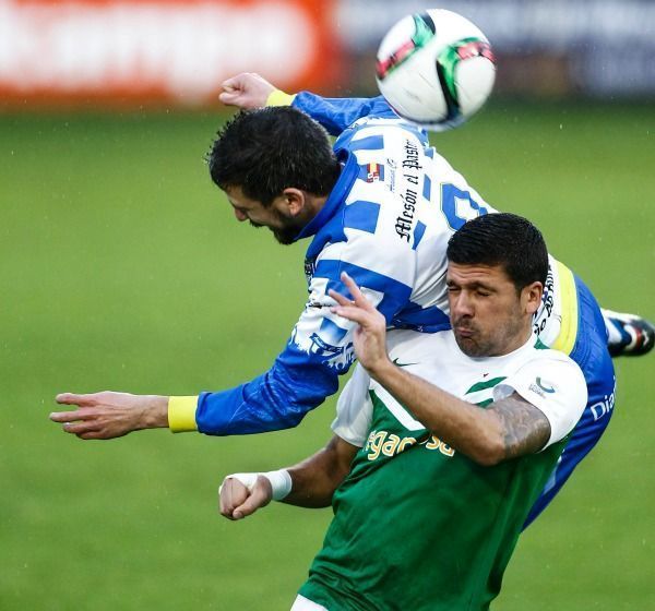 Iván Forte en el Racing de Ferrol-Arandina de A Malata (foto: Mero Barral / 13fotos para Ferrol360)