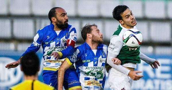 Borja Domínguez en el Racing de Ferrol-Arandina en A Malata (foto: Mero Barral / 13fotos para Ferrol360)