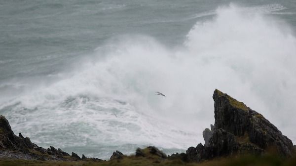 Temporal en Meirás -Valdoviño- (foto: Mero Barral / 13fotos para Ferrol360)
