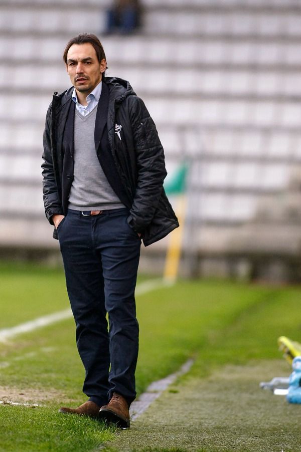 Miguel Ángel Tena en el Racing-Sporting B de A Malata (foto: Mero Barral / 13fotos para Ferrol360)