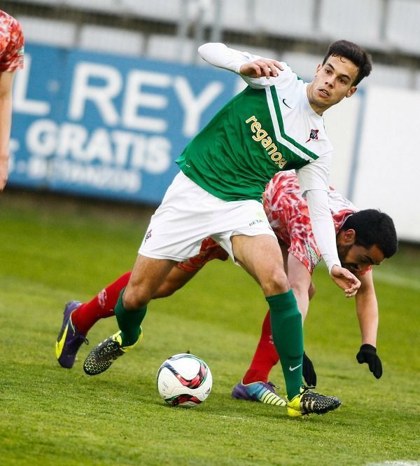 Borja Domínguez en el Racing-Guijuelo de A Malata (foto: Mero Barral / 13fotos para Ferrol360)
