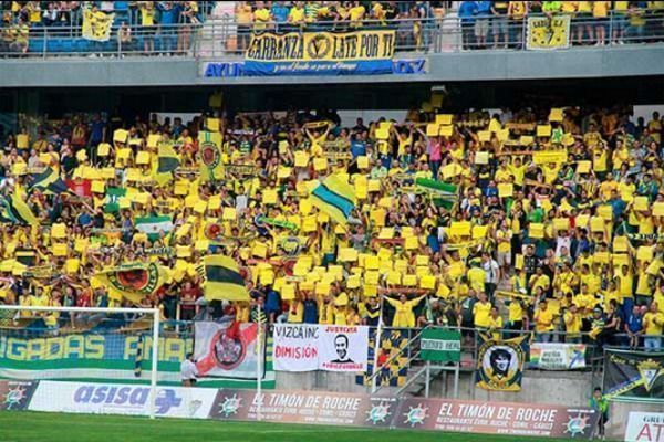 Una de las gradas del Ramón de Carranza en el Cádiz-Racing (foto: Portal Cadista)
