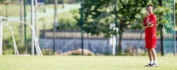 Primer entrenamiento del Racing a las órdenes de Míchel Alonso (foto: 13fotos para Ferrol360)