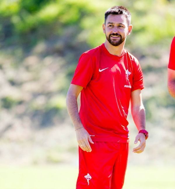 Primer entrenamiento del Racing a las órdenes de Míchel Alonso (foto: 13fotos para Ferrol360)
