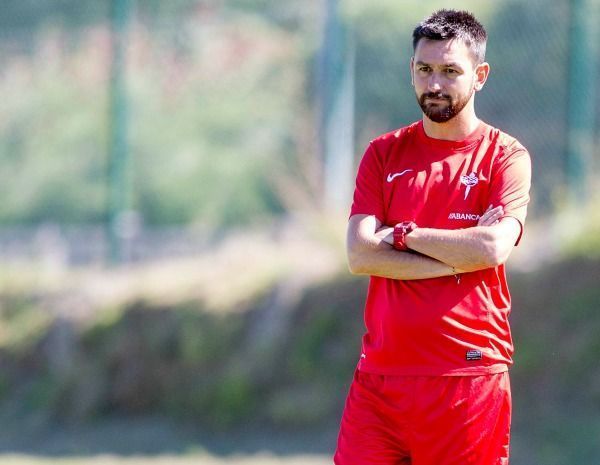 Primer entrenamiento del Racing a las órdenes de Míchel Alonso (foto: 13fotos para Ferrol360)