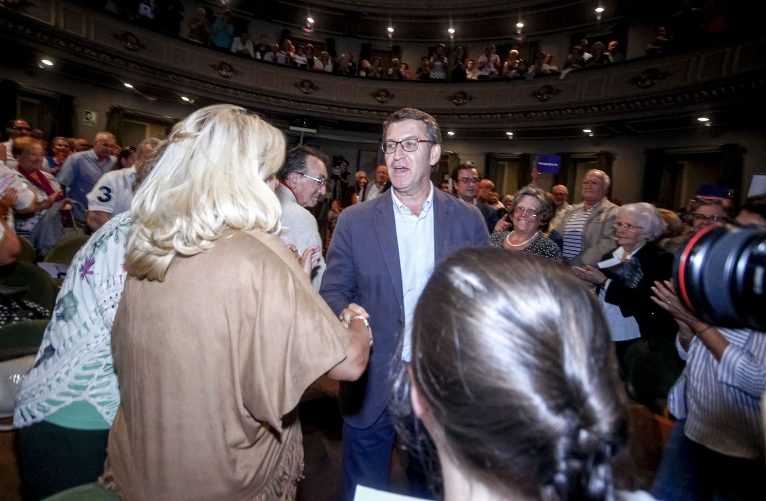 Mitin del Partido Popular con Alberto Núñez Feijoo en el Jofre (foto: Mero Barral / 13fotos para Ferrol360)