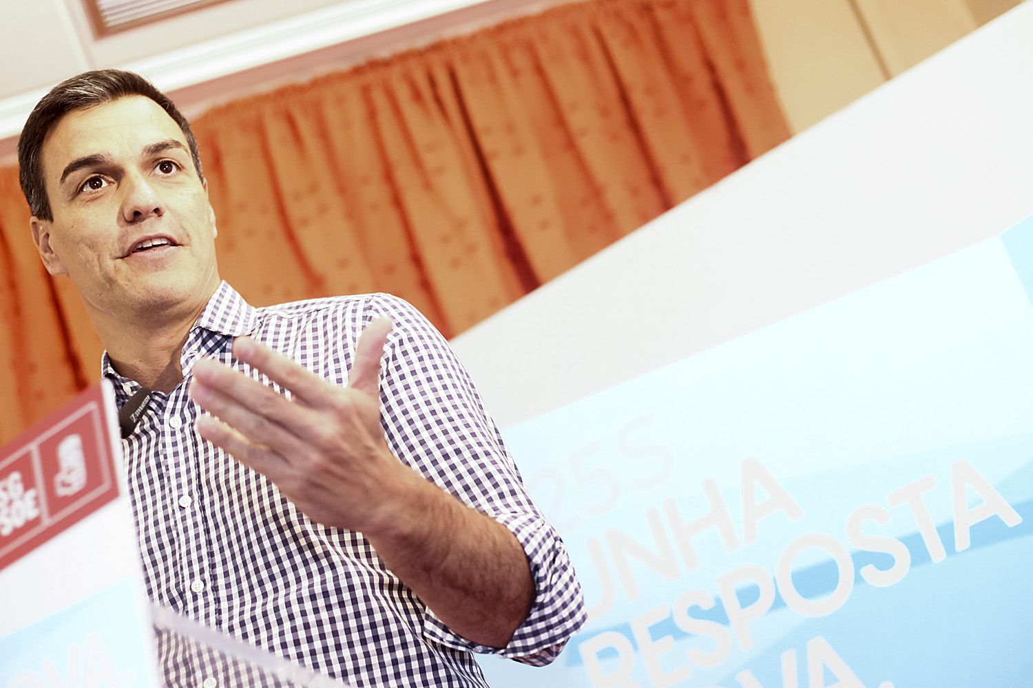 Mitin de Pedro Sánchez este martes en Ferrol (foto: Mero Barral / 13fotos para Ferrol360)