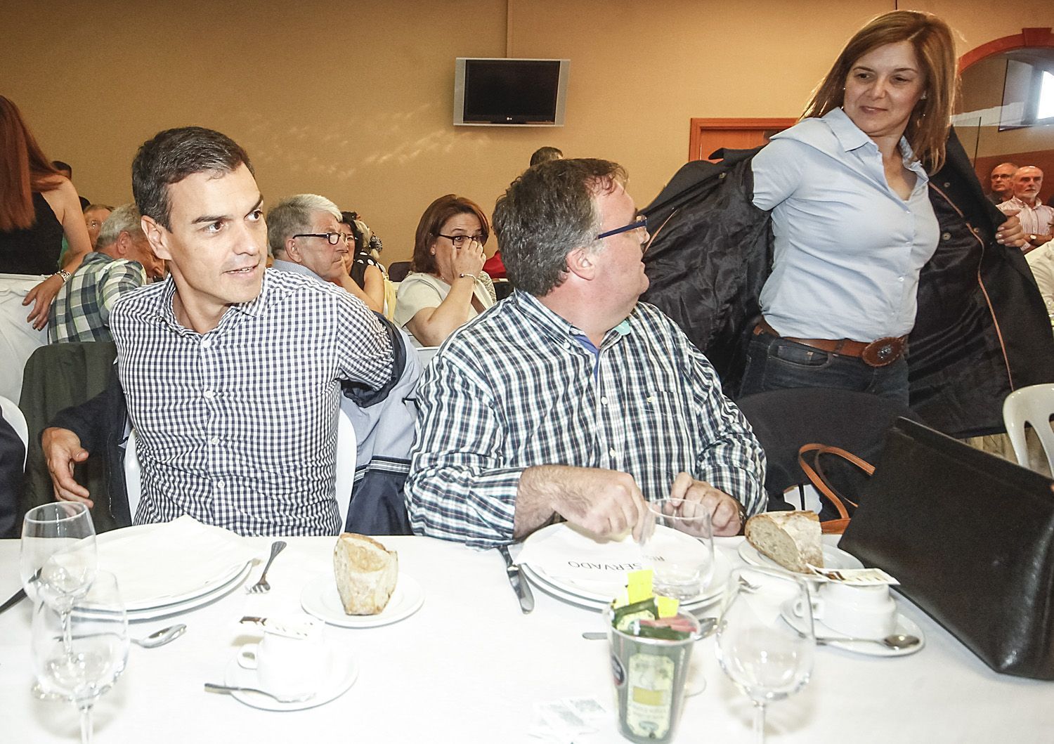 Mitin de Pedro Sánchez este martes en Ferrol (foto: Mero Barral / 13fotos para Ferrol360)