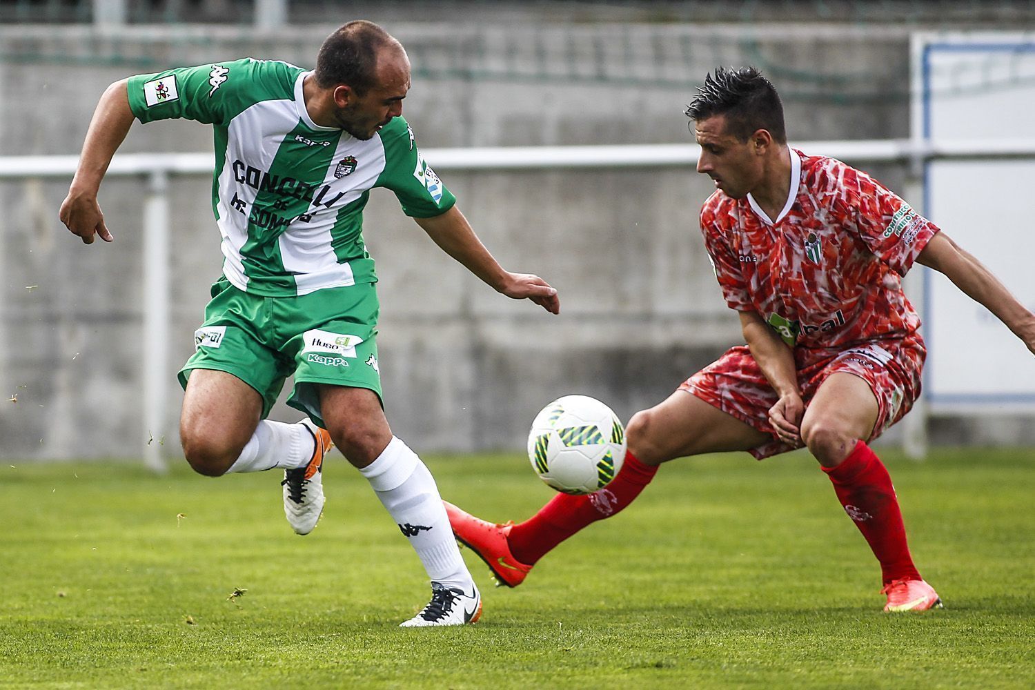 Imagen del Somozas-Guijuelo en el Alcalde Manuel Candocia (foto: Mero Barral / 13fotos para Ferrol360)