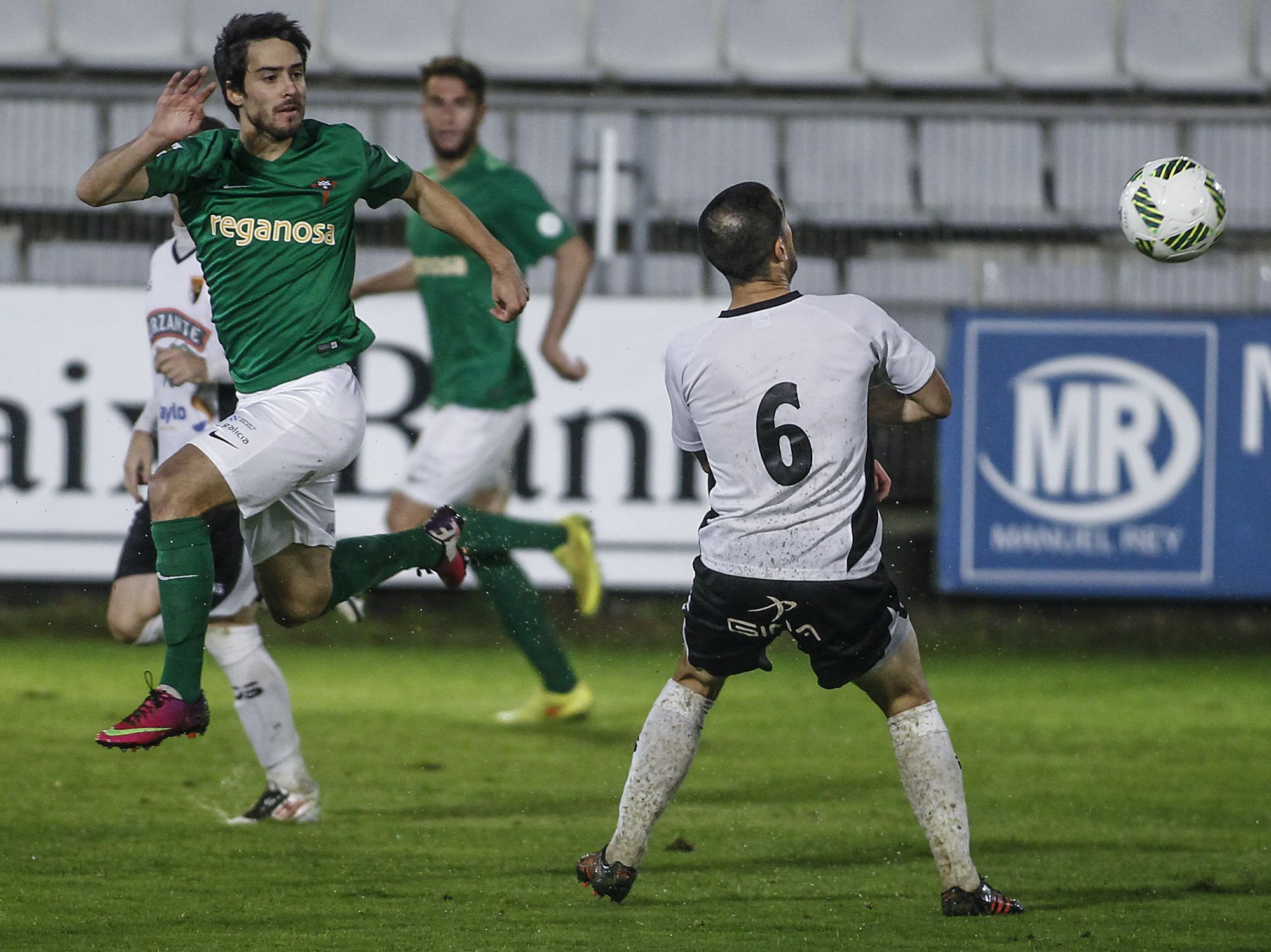 Adrián Armental, en el Racing-Tudelano de A Malata (foto: Mero Barral / 13fotos para Ferrol360)