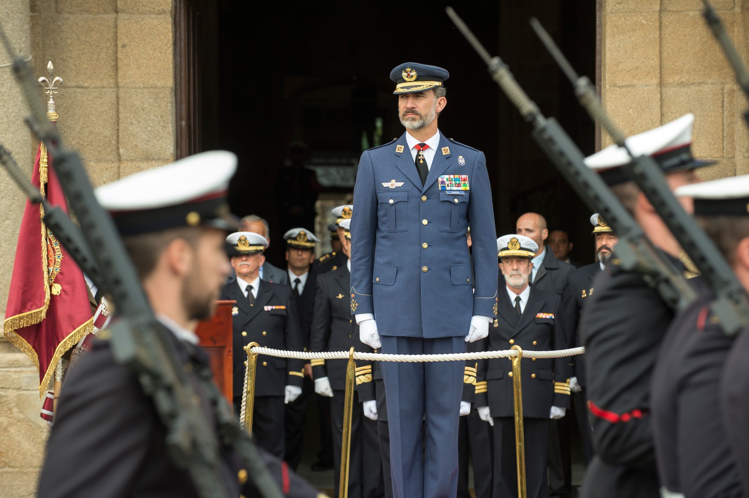 Visita del rey Felipe VI al Arsenal Militar de Ferrol (foto: 13fotos para Ferrol360)
