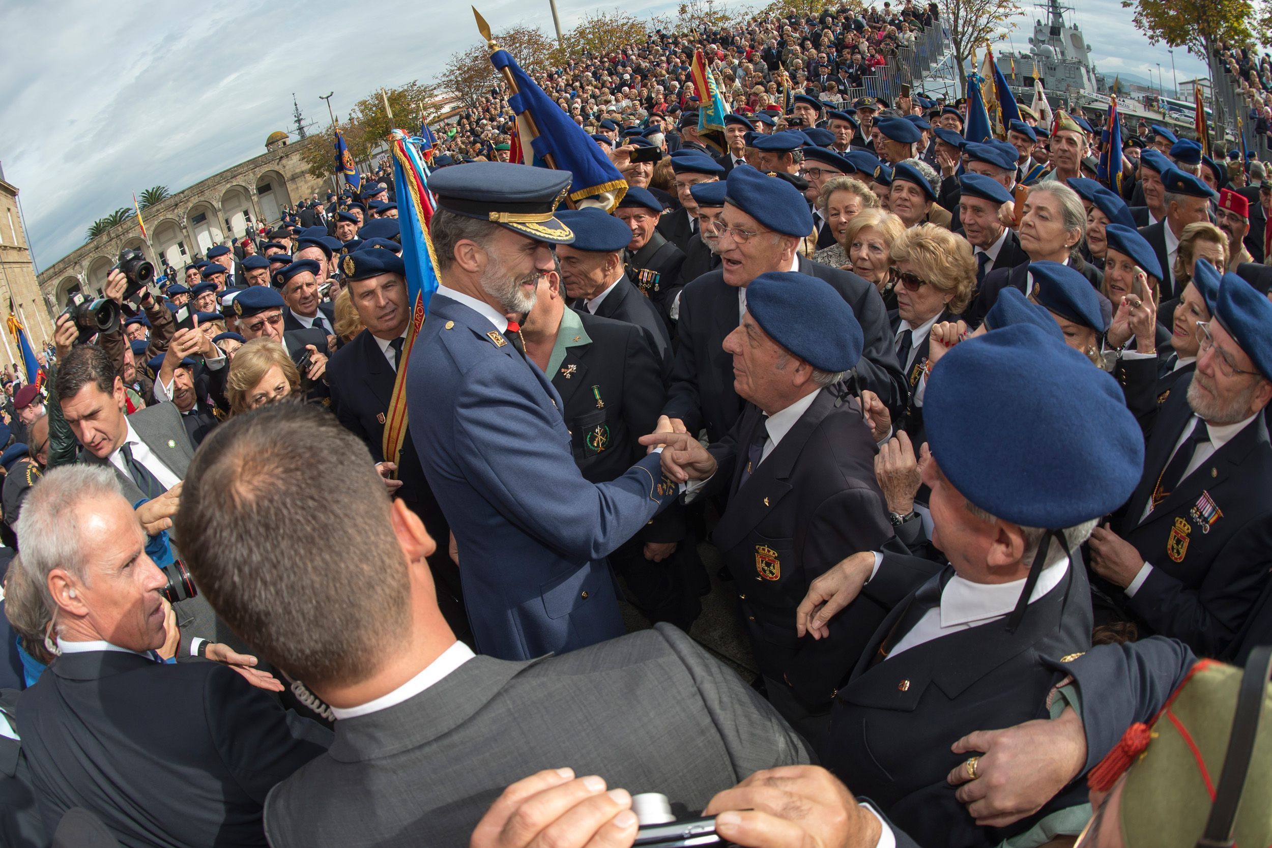 Visita del rey Felipe VI al Arsenal Militar de Ferrol (foto: 13fotos para Ferrol360)