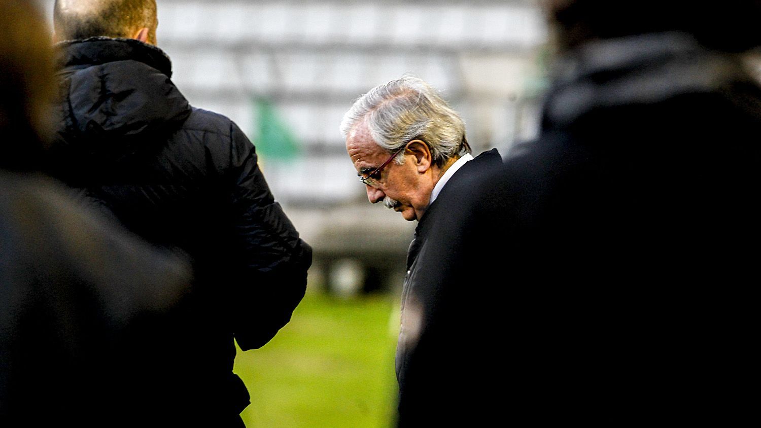 José Criado, vicepresidente del Racing, en el encuentro ante la Arandina en A Malata (foto: Mero Barral / 13fotos para Ferrol360)