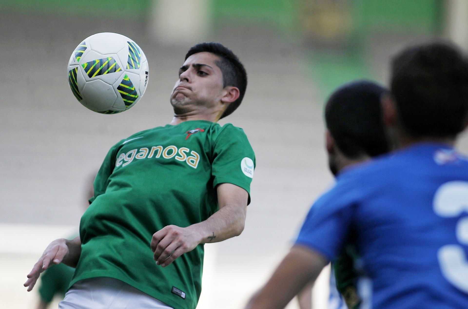 Imagen del Racing-Ponferradina en A Malata (foto: Mero Barral / 13fotos para Ferrol360)