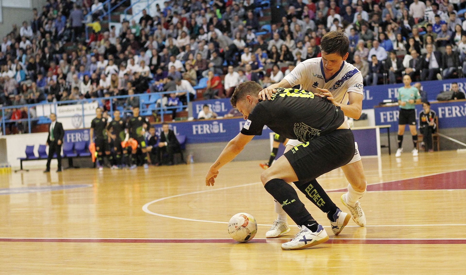 Imagen del O Parrulo-Elche en A Malata (foto: Mero Barral / 13fotos para Ferrol360)