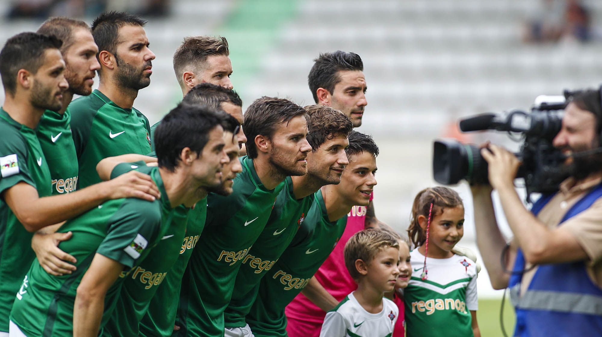 Once inicial del Racing ante el Deportivo (foto: Mero Barral / 13fotos para Ferrol360)