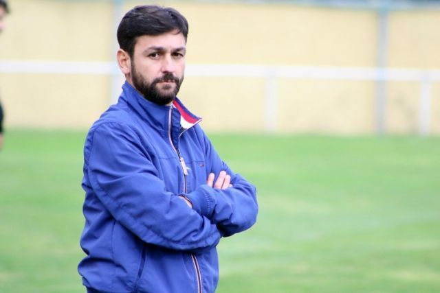Míchel Alonso, en una imagen del Somozas-Laracha (foto: Raúl Lomba / Ferrol360)