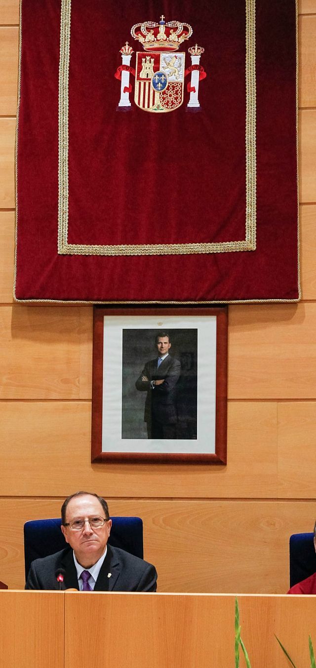 José Manuel Blanco, durante el pleno (foto: Mero Barral / 13fotos para Ferrol360)