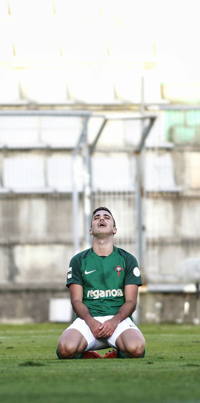 Imagen del Racing-Celta B (foto: Mero Barral / 13fotos para Ferrol360)
