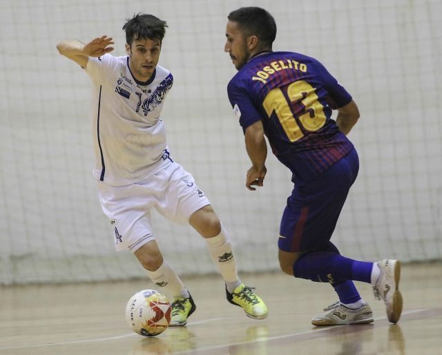 Imagen del O Parrulo-FC Barcelona Lassa (foto: Mero Barral / 13fotos para Ferrol360)