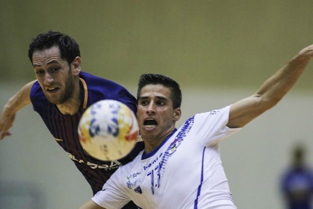 Imagen del O Parrulo-FC Barcelona Lassa (foto: Mero Barral / 13fotos para Ferrol360)