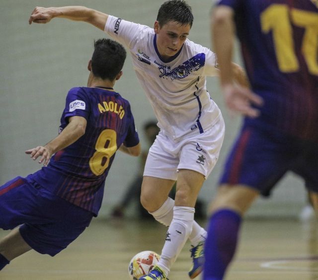 Isma, en una imagen del O Parrulo-FC Barcelona Lassa (foto: Mero Barral / 13fotos para Ferrol360)
