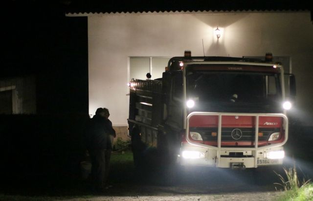 Incendio en San Xurxo (foto: Raúl Lomba / Ferrol360)