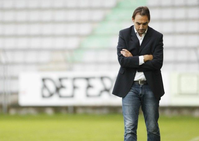 Miguel Ángel Tena, en el Racing-Cerceda (foto: Mero Barral / 13fotos para Ferrol360)
