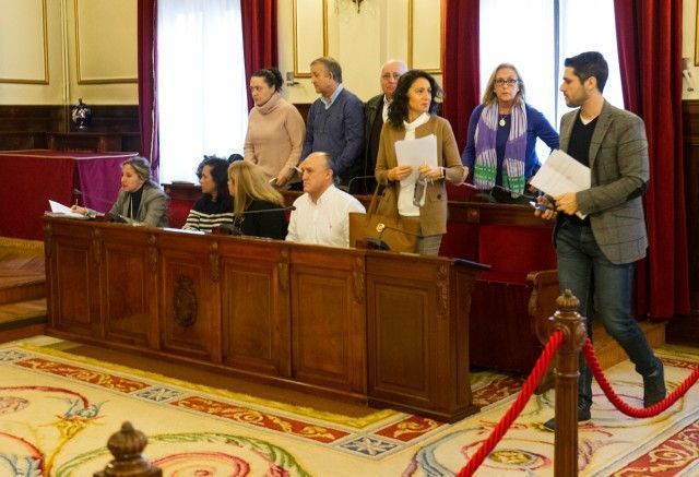 Pleno de este viernes en Ferrol (foto: Mero Barral / 13fotos para Ferrol360)