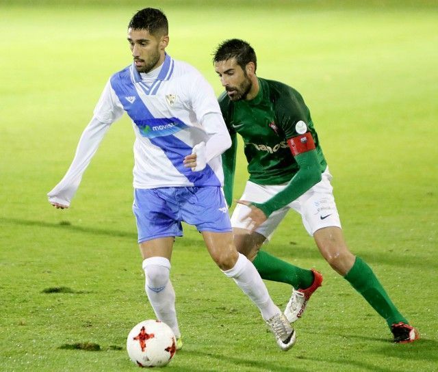 Imagen del encuentro entre Racing y selección gallega UEFA (foto: Raúl Lomba / Ferrol360)