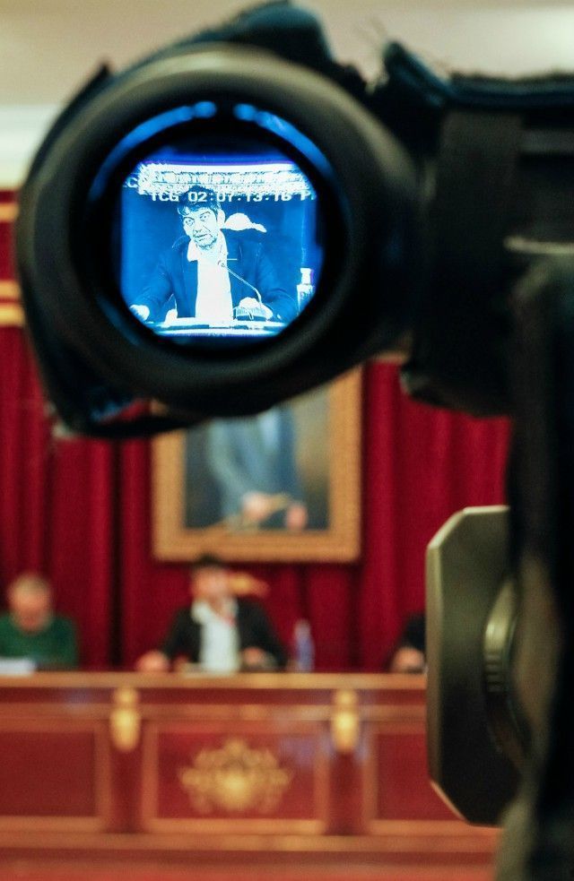 Pleno de este miércoles en Ferrol (foto: Mero Barral / 13fotos para Ferrol360)