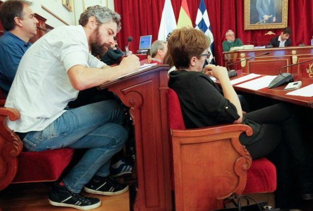 Pleno de este miércoles en Ferrol (foto: Mero Barral / 13fotos para Ferrol360)