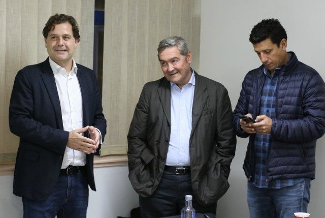 Ignacio Rivera ha llegado al estadio en torno a las 19:20 horas (foto: Raúl Lomba / Ferrol360)