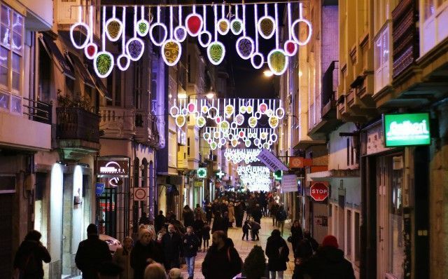 Encendido del alumbrado de Navidad en Ferrol (foto: Raúl Lomba / Ferrol360)