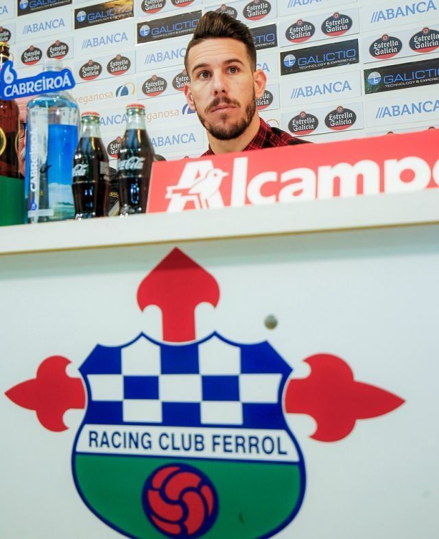 Álvaro Rey, nuevo jugador del Racing (foto: Mero Barral / 13fotos para Ferrol360)