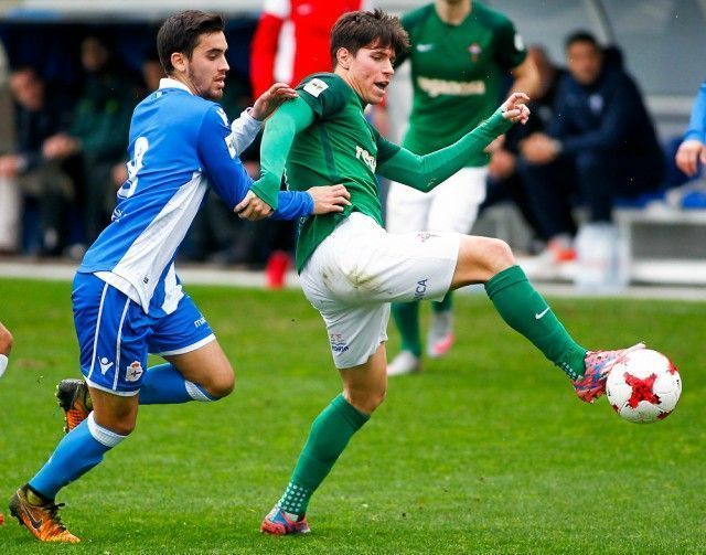 Brais Abelenda, en el Fabril-Racing (foto: Mero Barral / 13fotos para Ferrol360)