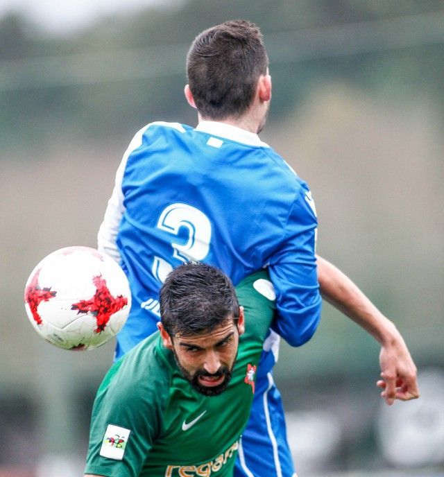 Diego Maceira, durante el Fabril-Racing (foto: Mero Barral / 13fotos para Ferrol360)