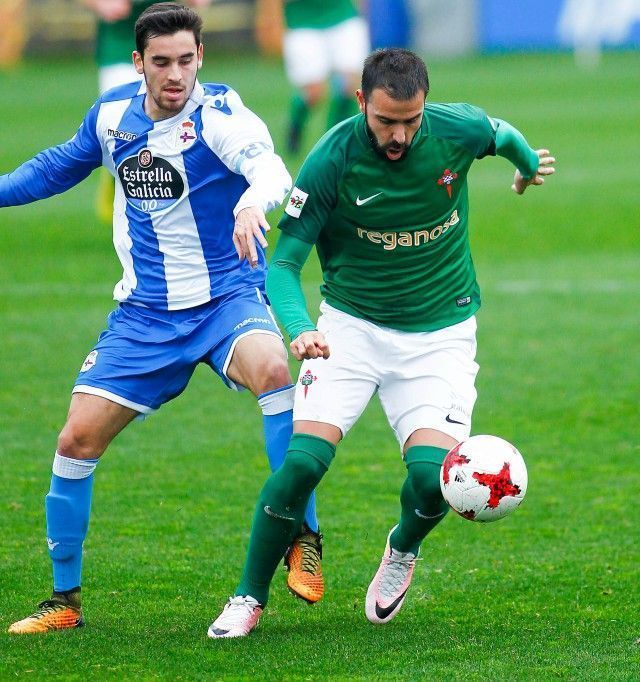 Joselu, en una acción del Fabril-Racing (foto: Mero Barral / 13fotos para Ferrol360)