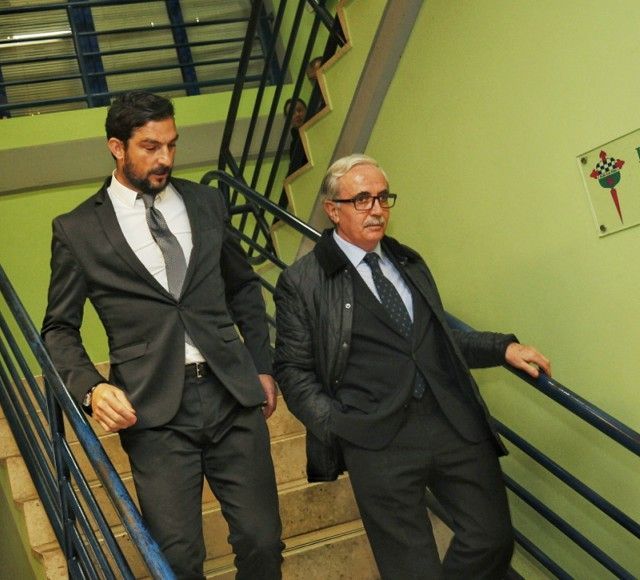 Presentación de Ricardo López Felipe como entrenador del Racing en A Malata (foto: Mero Barral / 13fotos para Ferrol360)