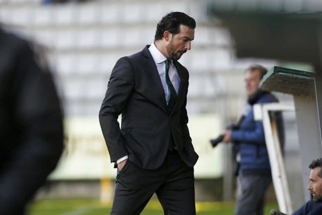 Ricardo López Felipe, durante el Racing-Talavera (foto: Mero Barral / 13fotos para Ferrol360)