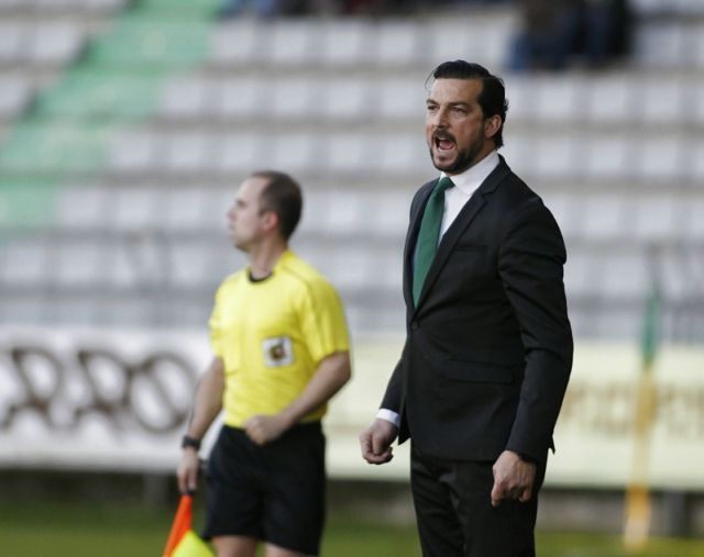 Ricardo López Felipe, durante el Racing-Talavera (foto: Mero Barral / 13fotos para Ferrol360)