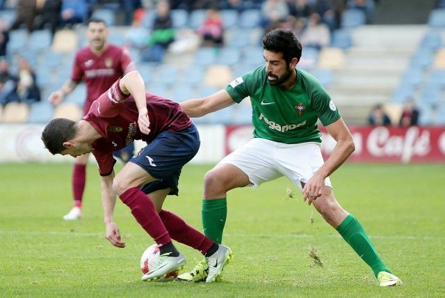 Imagen del Pontevedra-Racing en Pasarón (foto: Raúl Lomba / Ferrol360)