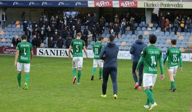 Imagen del Pontevedra-Racing en Pasarón (foto: Raúl Lomba / Ferrol360)