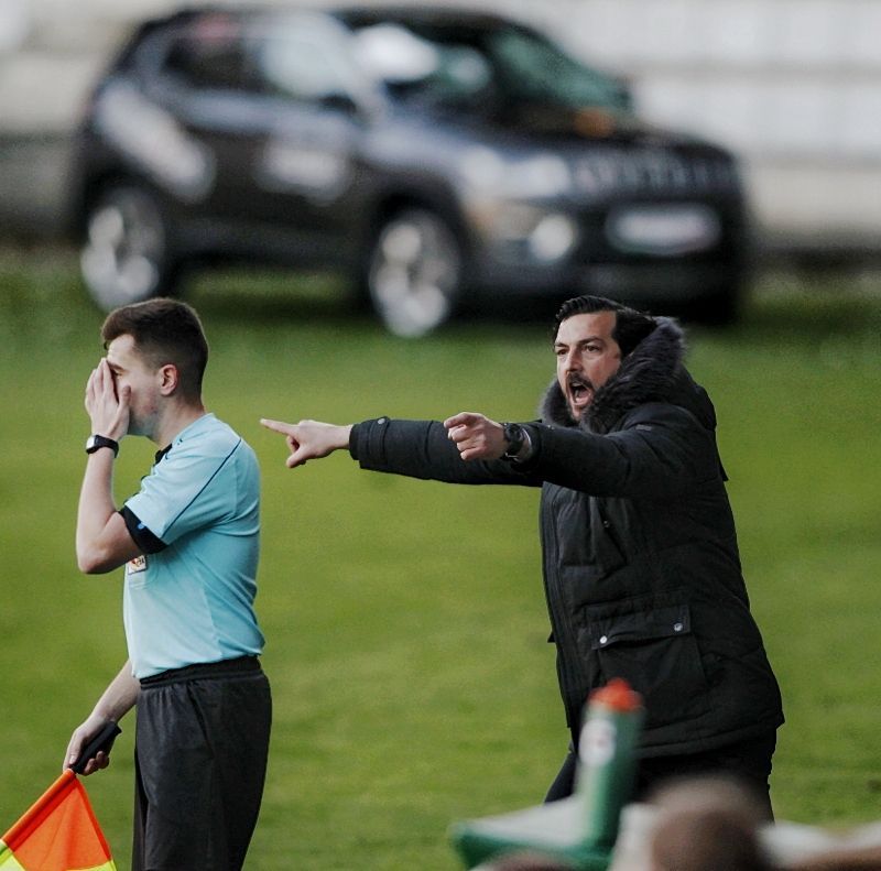 Ricardo López Felipe, durante el Racing-Gimnástica Segoviana (foto: Mero Barral / 13fotos para Ferrol360)