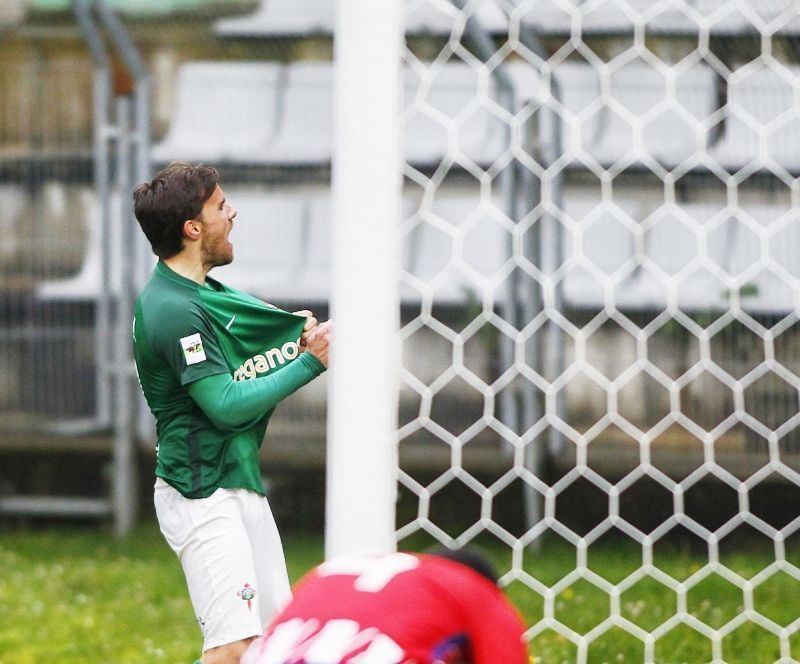 Imagen del Racing-Atlético de Madrid B (foto: Mero Barral / 13fotos para Ferrol360)