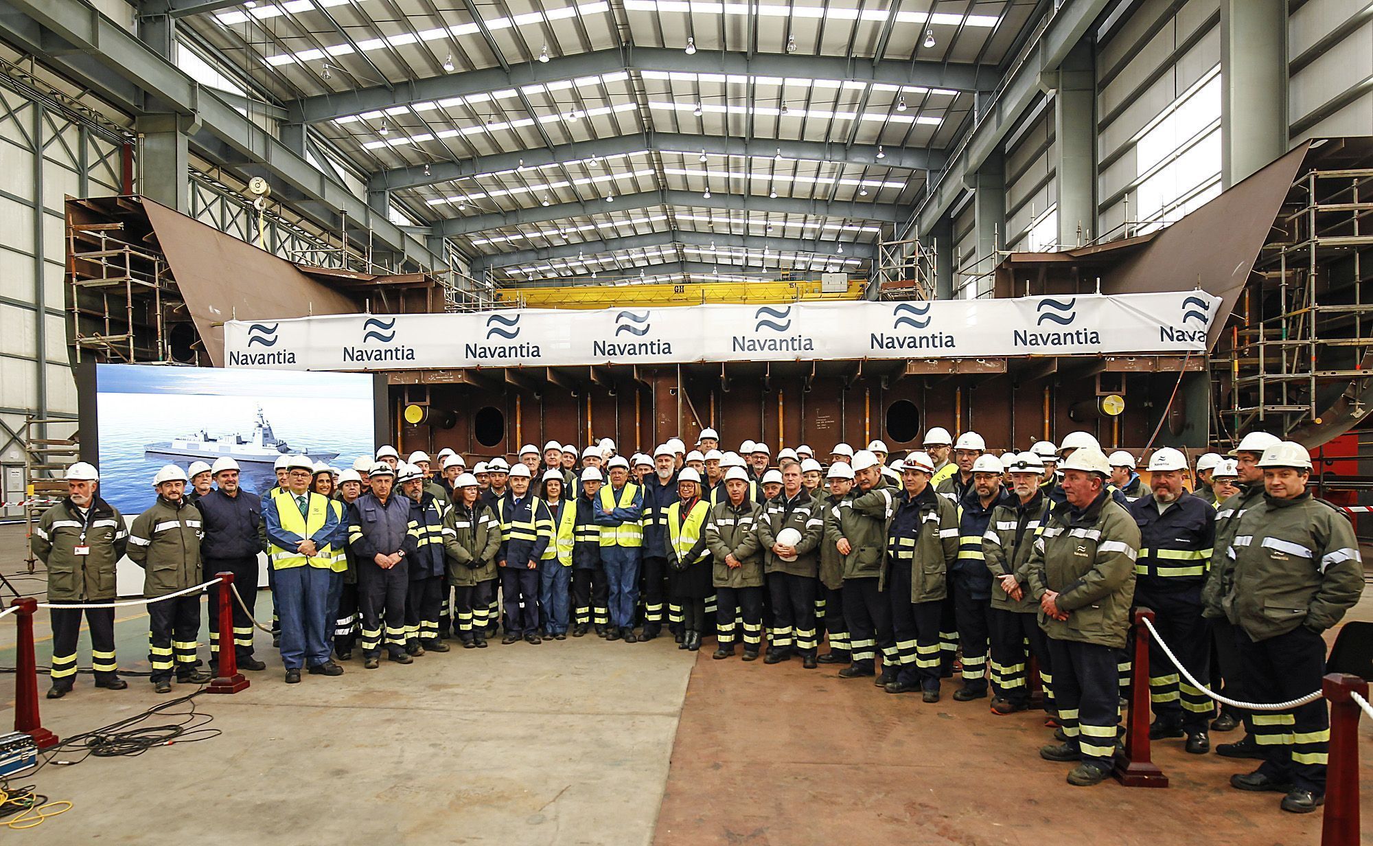 Presentación de las F-110 en Navantia Ferrol (foto: Mero Barral / 13fotos para Ferrol360)