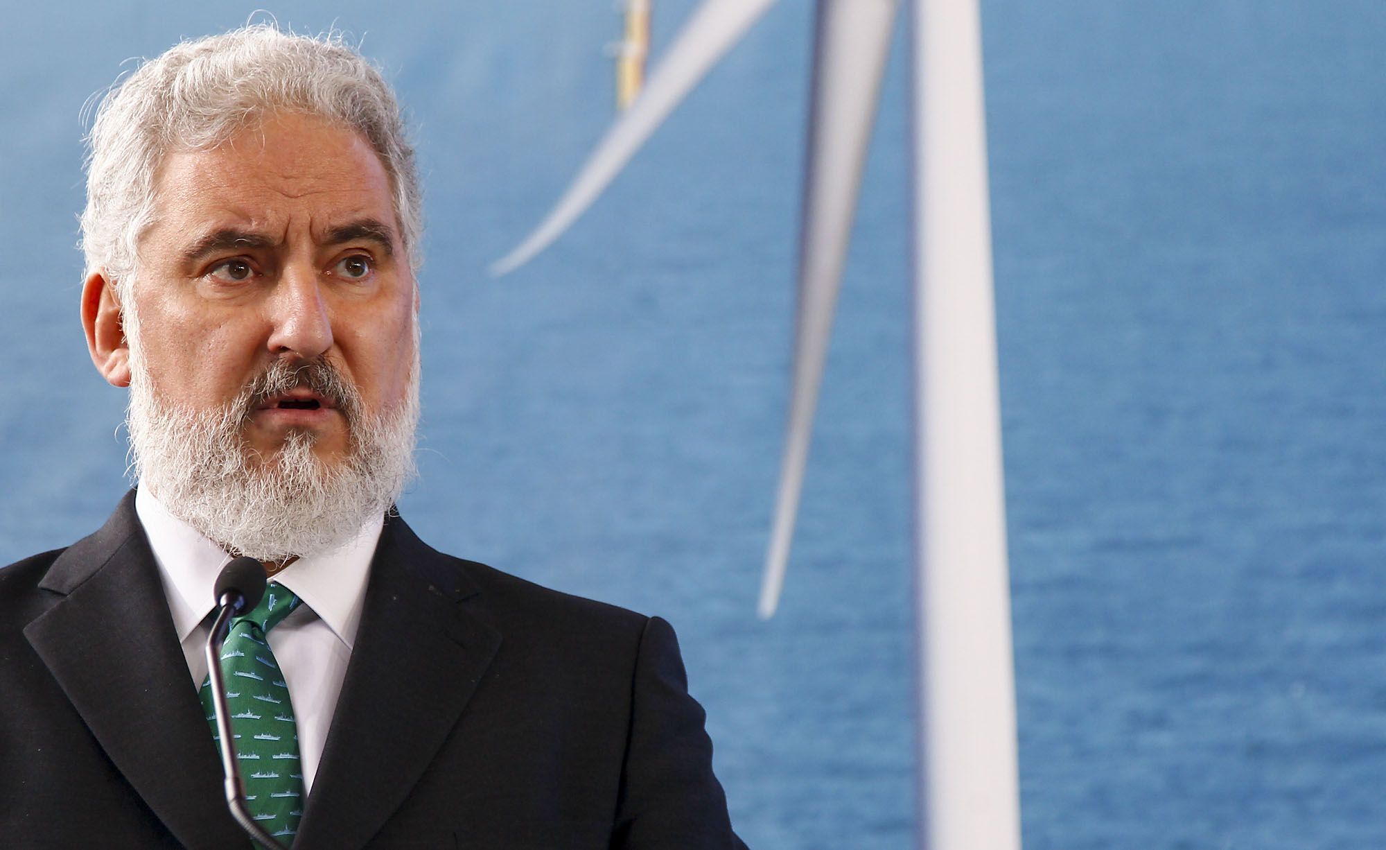 Esteban García Vilasánchez, en la entrega de jackets para Iberdrola en Navantia Fene (foto: Mero Barral / 13fotos para Ferrol360)