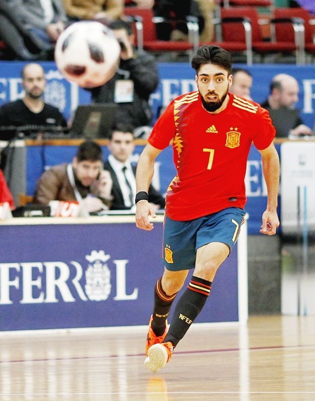 Amistoso entre España y Finlandia en A Malata (foto: Mero Barral / 13fotos para Ferrol360)